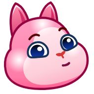 Стикер Pink Bunny @TgSticker - 10