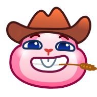 Стикер Pink Bunny @TgSticker - 0