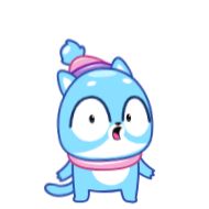 Стикер Кот Снежок • @TgSticker - 2