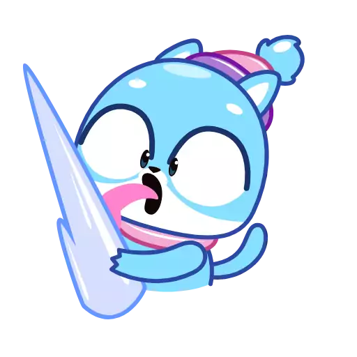 Sticker CatSnowballAnim - 1