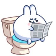 Sticker Chappy bunny - 2