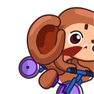 Стикер Cheburashka by @LilAladin - 9