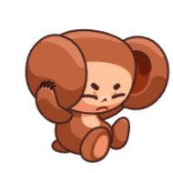 Стикер Cheburashka by @LilAladin - 8