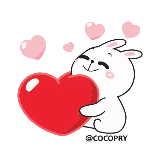 Sticker Cheer_Rabbit_By_cocopry - 1