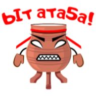 Стикер Хамсыыр чороон by @yara_tu_art - 2