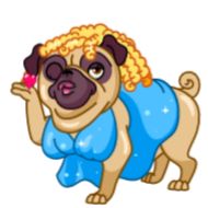 Sticker Сhristmas Dogs - 11