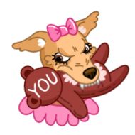 Sticker Сhristmas Dogs - 10