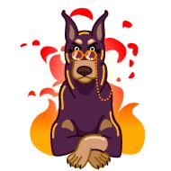 Sticker Сhristmas Dogs - 3