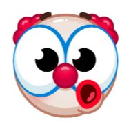 Стикер Clown emoji @TgSticker - 10