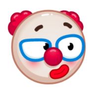Стикер Clown emoji @TgSticker - 6