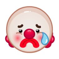 Стикер Clown emoji @TgSticker - 5