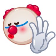 Стикер Clown emoji @TgSticker - 4
