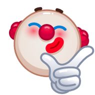 Стикер Clown emoji @TgSticker - 3