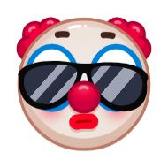 Стикер Clown emoji @TgSticker - 2