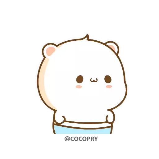 Sticker Cream_Bear_By_cocopry - 1