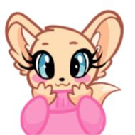 Sticker Фенек🌸(@Valeria_Fills_art) - 6