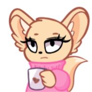 Sticker Фенек🌸(@Valeria_Fills_art) - 2