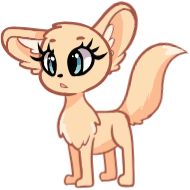 Sticker Фенек🌸(@Valeria_Fills_art) - 0