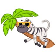 Стикер Debra Zebra - 1