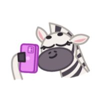 Стикер Debra Zebra - 0