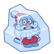 Стикер Дед Мороз @TgSticker x @SozdaiStickeriBot - 2