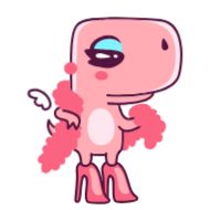 Стикер Диночка @FOXDIZIGNERLIFE - 8