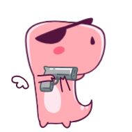 Стикер Диночка @FOXDIZIGNERLIFE - 5