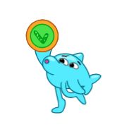 Sticker Dolphin Jumpy - 10