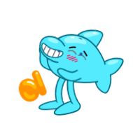 Sticker Dolphin Jumpy - 9