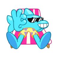 Sticker Dolphin Jumpy - 6