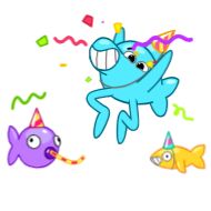 Sticker Dolphin Jumpy - 2
