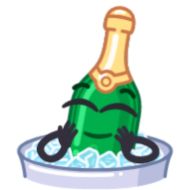 bottle cartoon birthday cake