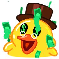 Стикер 🐥Duck by @LilAladin - 9