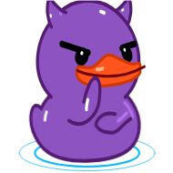 Стикер 🐥Duck by @LilAladin - 5