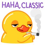 Стикер 🐥Duck by @LilAladin - 1