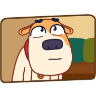 Sticker Eddo the Dog :: @AuthorStickers - 11