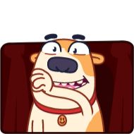 Sticker Eddo the Dog :: @AuthorStickers - 5