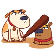 Sticker Eddo the Dog :: @AuthorStickers - 2