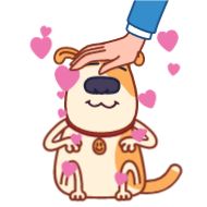 Sticker Eddo the Dog :: @AuthorStickers - 0