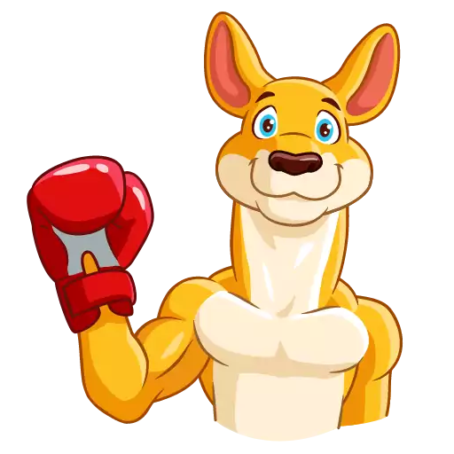 Sticker FighterKangaroo - 1