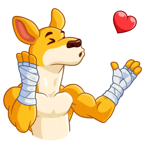 Sticker FighterKangaroo - 1