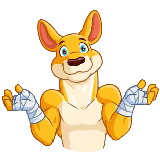 Sticker FighterKangaroo - 1