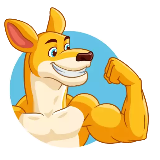Sticker FighterKangaroo - 1