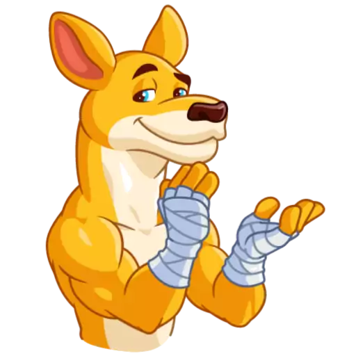 Sticker FighterKangaroo - 1