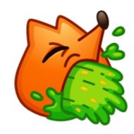 Стикер Fox Emoji Pack (@TgSticker) - 2