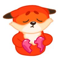 Sticker Fox 🦊 - @Awastick_maydroid - 3