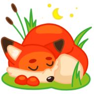 Sticker Fox 🦊 - @Awastick_maydroid - 2