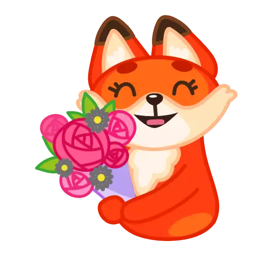 Стикер FoxMaydroid - 1