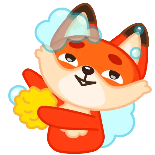 Стикер FoxMaydroid - 1