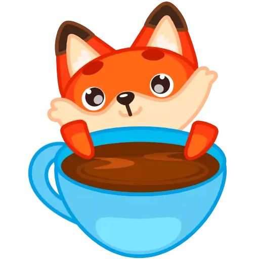 Стикер FoxMaydroid - 1